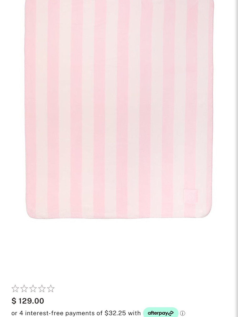 Victoria’s Secret plush pink blanket